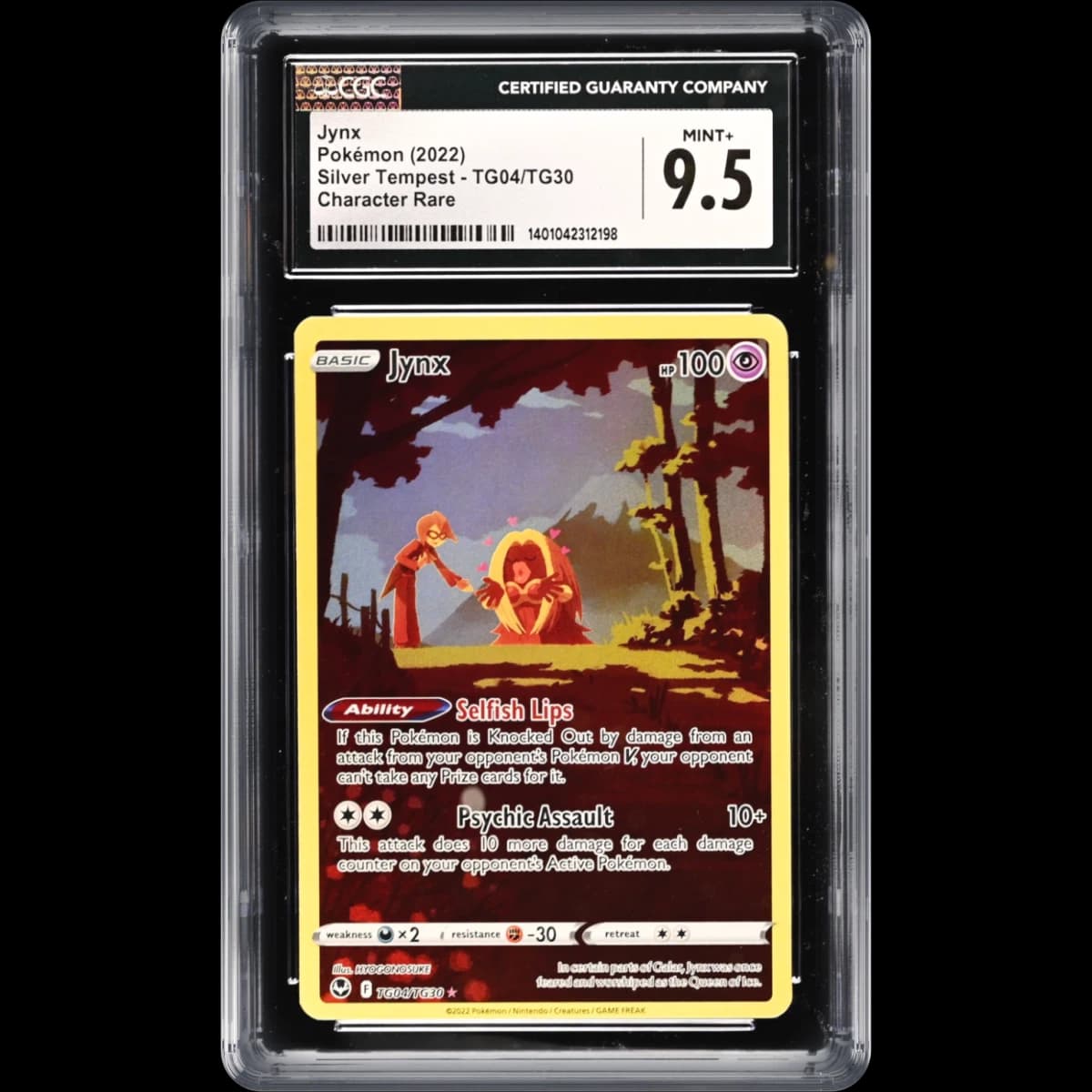 2022 Silver Tempest #TG04/TG30 Jynx - Trainer Gallery Holo (CGC 9.5 MINT+)