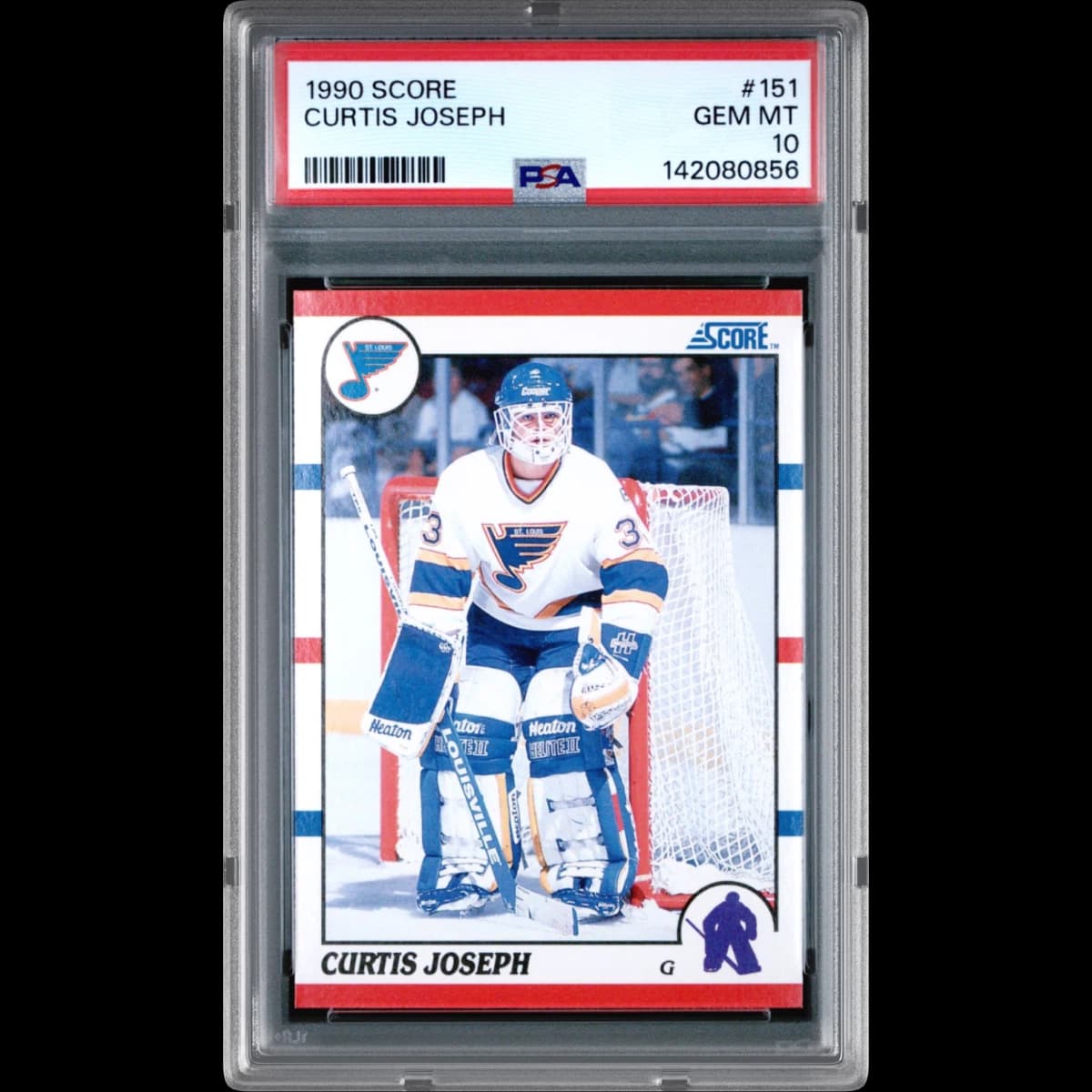 1990 Score #151 Curtis Joseph (PSA 10 GEM MINT)