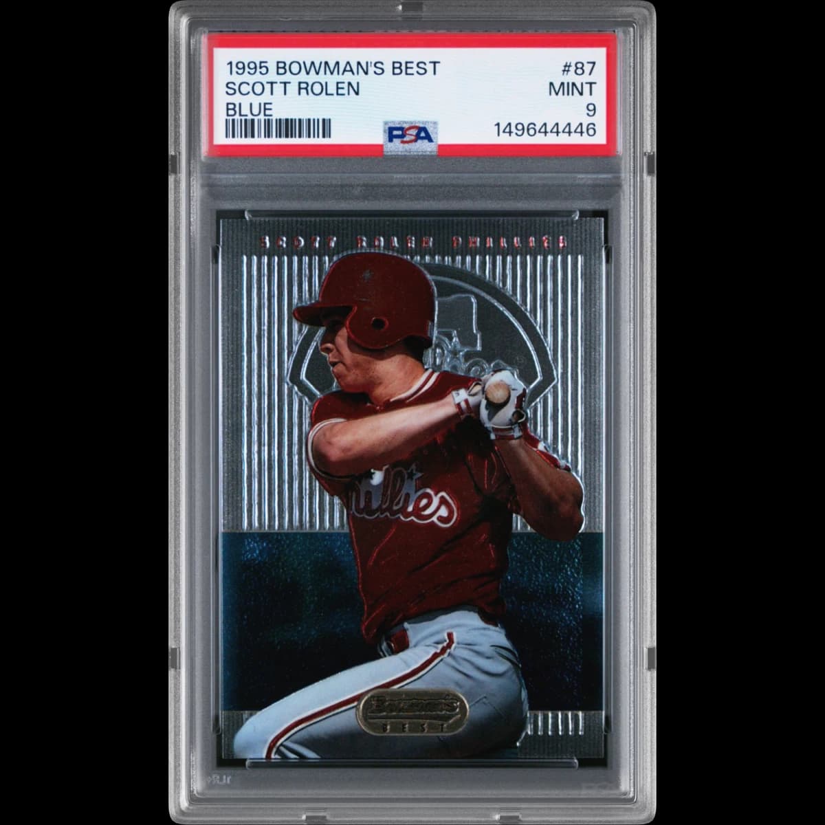 1995 Bowman's Best #87 Scott Rolen - Blue (PSA 9 MINT)