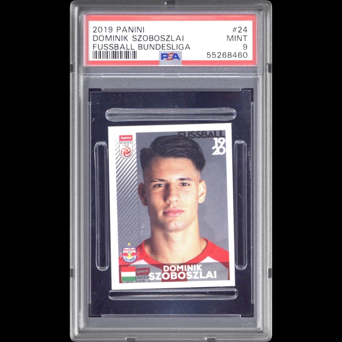 2019 Panini Fussball Bundesliga #24 Dominik Szoboszlai (PSA 9 MINT)