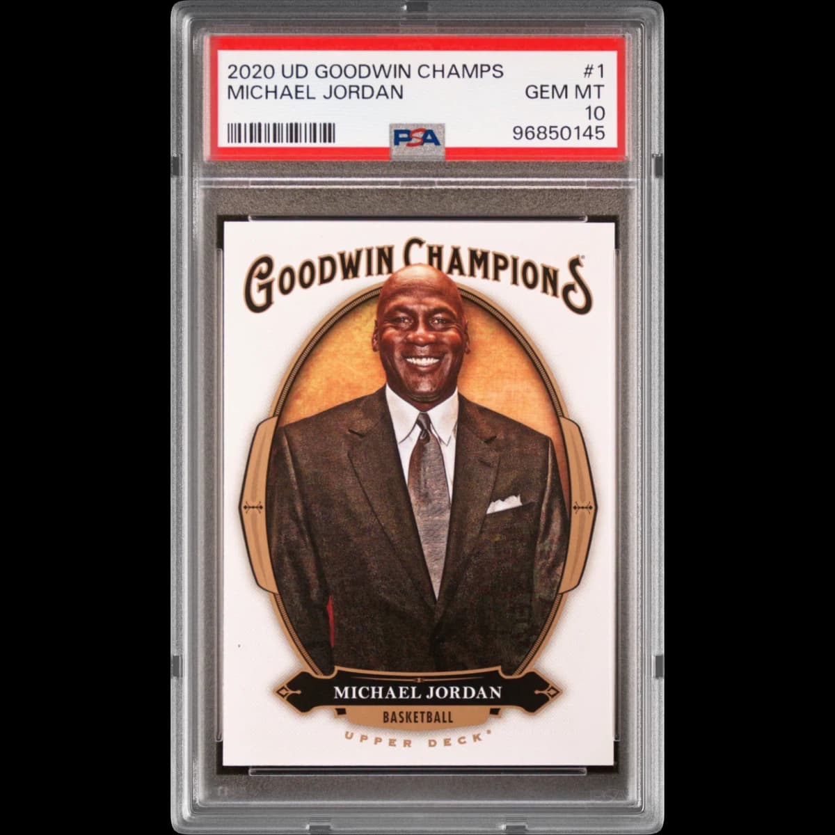 2020 Upper Deck Goodwin Champions #1 Michael Jordan (PSA 10 GEM MINT)