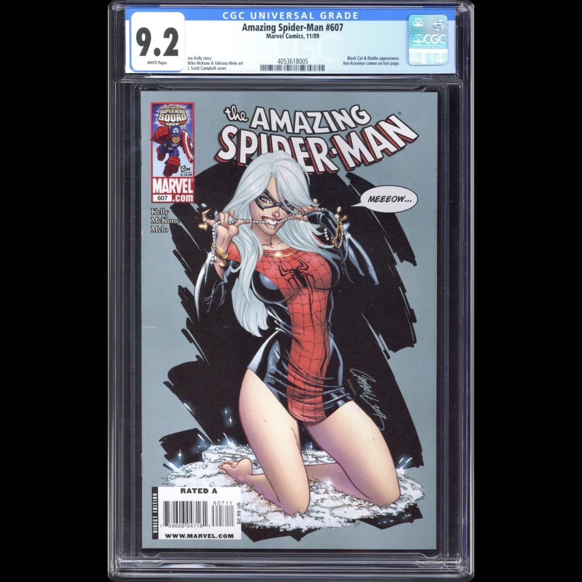 Amazing Spider-Man #607 CGC 9.2 White Pages (Marvel Comics, 11/09) - Universal