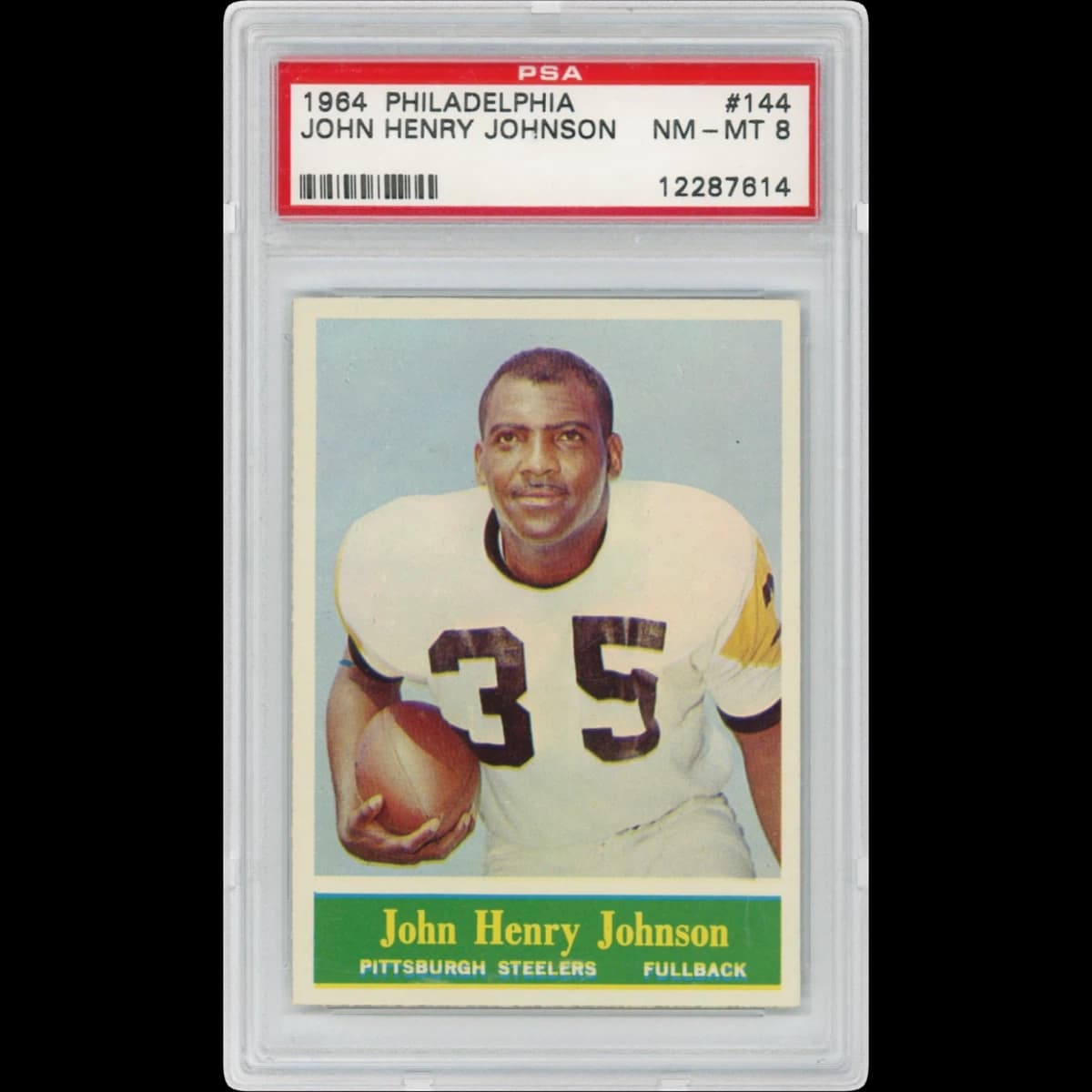 1964 Philadelphia #144 John Henry Johnson (PSA 8 NM-MT)