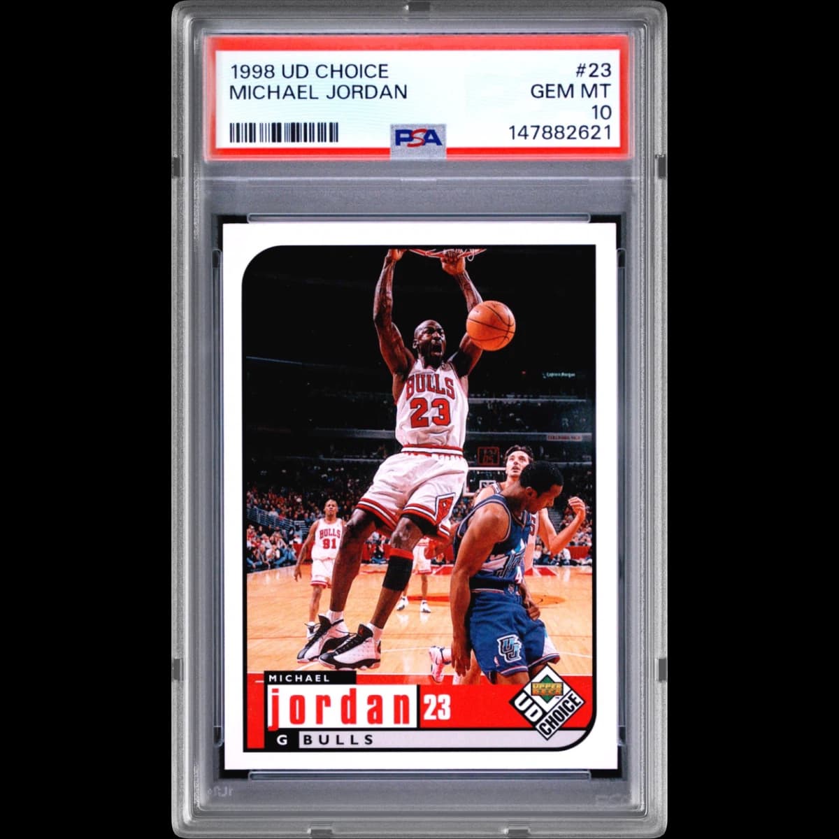 1998 UD Choice #23 Michael Jordan (PSA 10 GEM MINT)