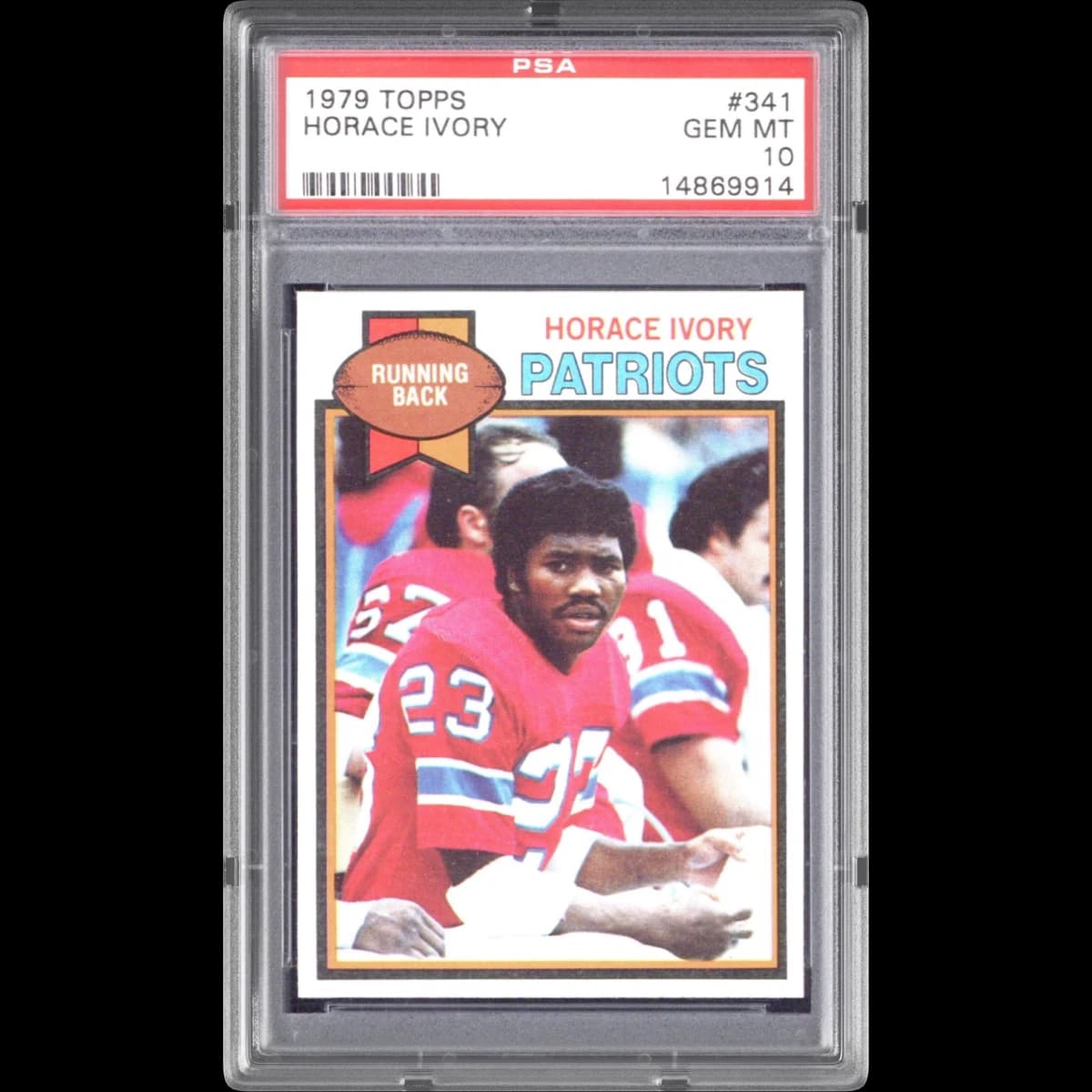 1979 Topps #341 Horace Ivory (PSA 10 GEM MINT)